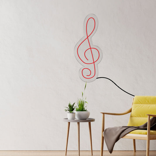 Musical Note Neon Sign LED Light