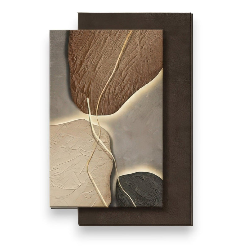 Organic Shapes and Natural Colors 3D Wall Art Home Decor