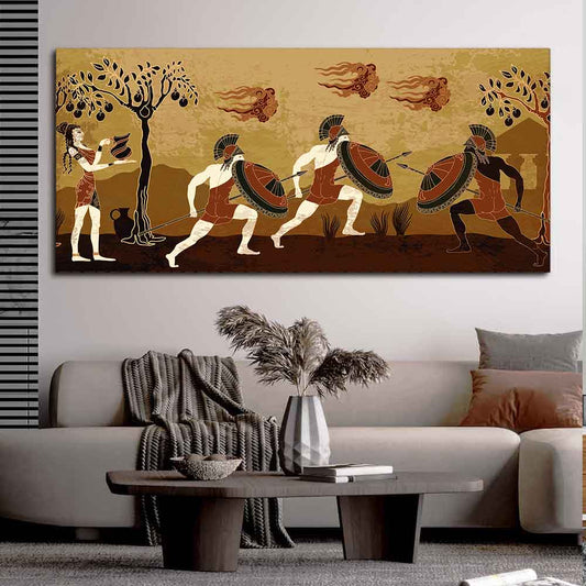 Ancient Greece Premium Canvas wall Painting