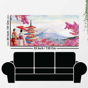 Beautiful Japan Premium Canvas wall Painting