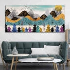 Modern Art Forest Premium Canvas wall Painting