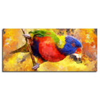 Colorful Parrot Abstract Art Canvas wall Painting