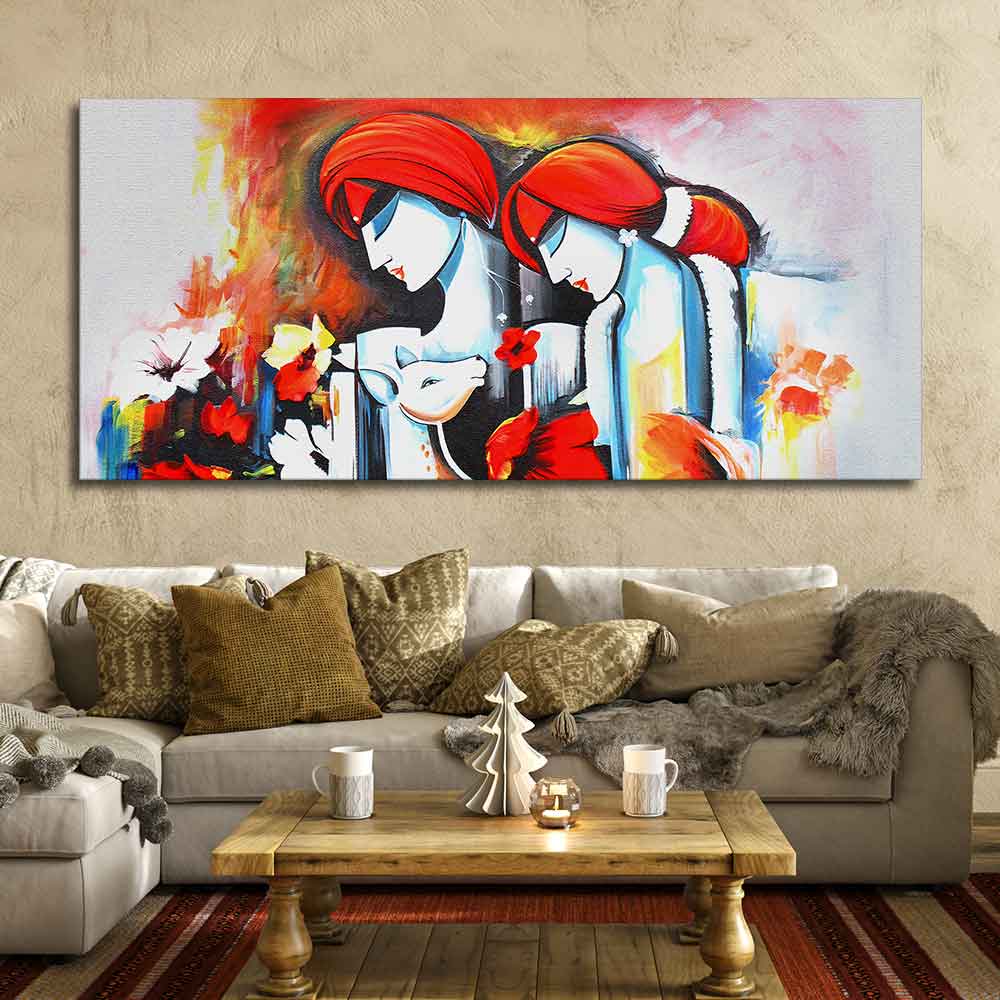 Japanese Culture and Architecture Canvas wall Painting