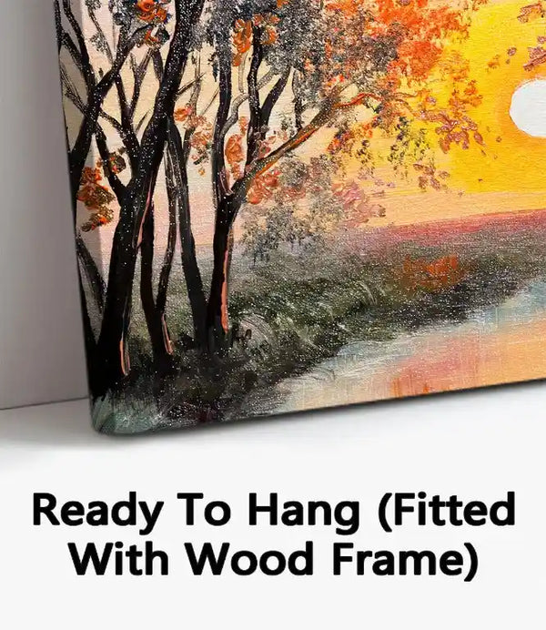 Ready To Hang (Fitted With Wood Frame)