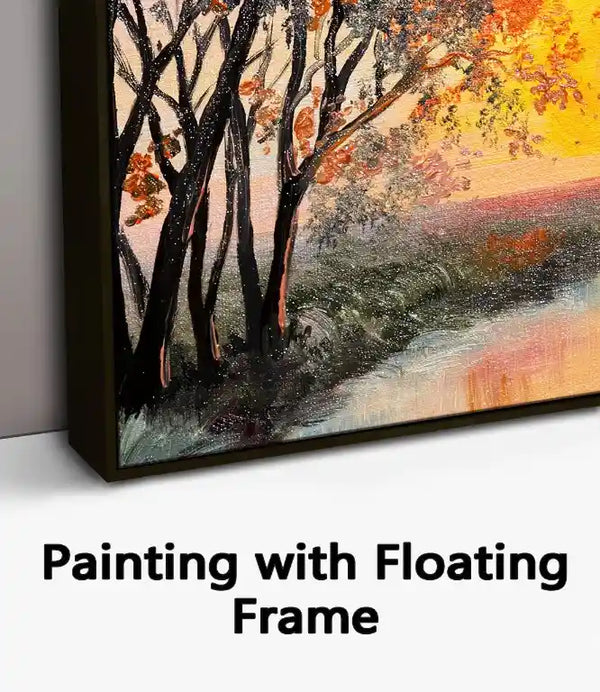 Painting with Floating Frame