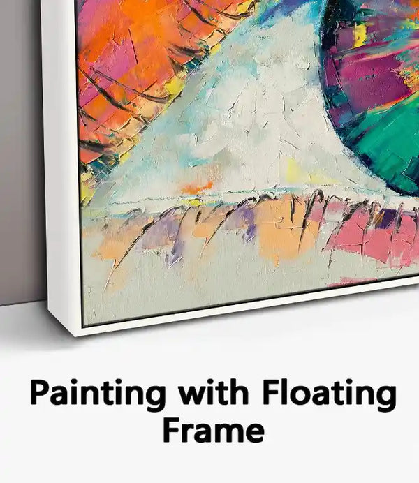 Painting with Floating Frame