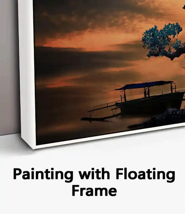 Painting with Floating Frame