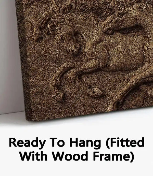 Ready To Hang (Fitted With Wood Frame)