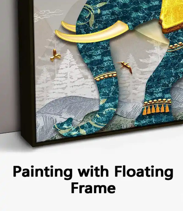 Painting with Floating Frame