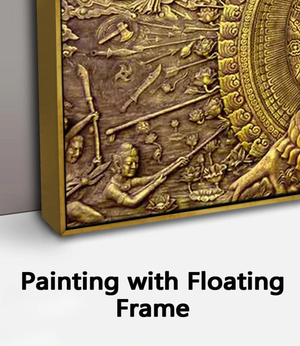 Painting with Floating Frame