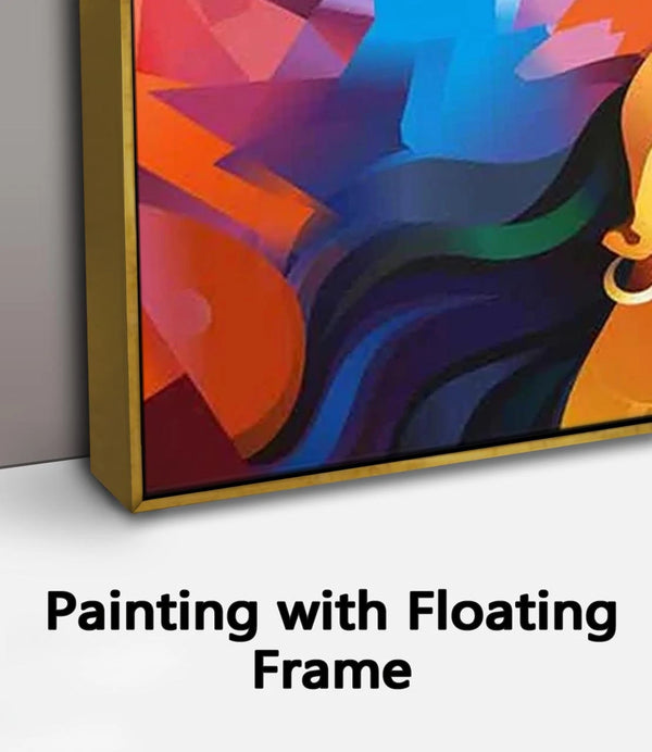 Painting with Floating Frame