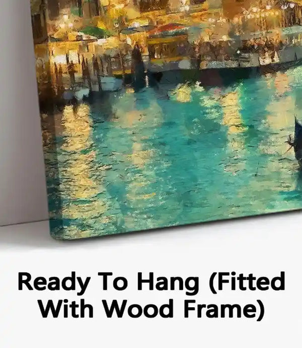 Ready To Hang (Fitted With Wood Frame)
