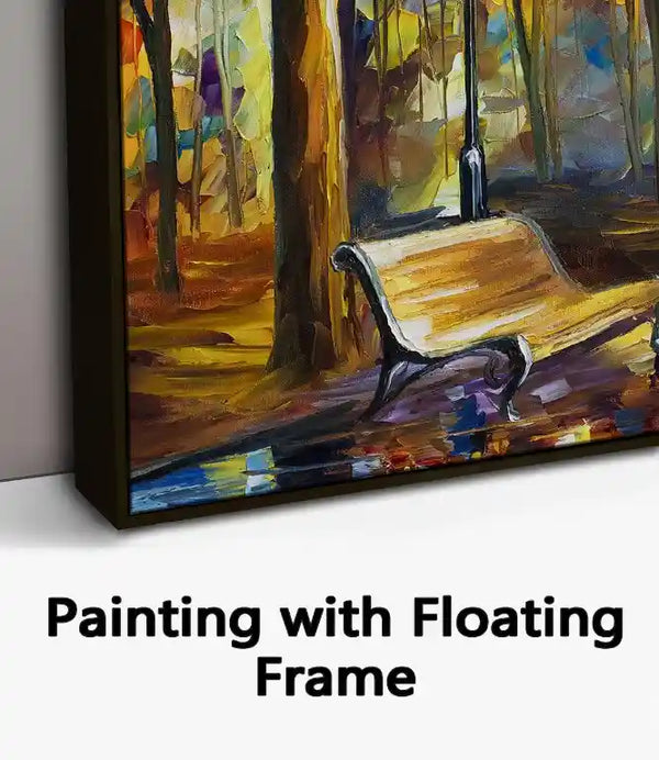 Painting with Floating Frame