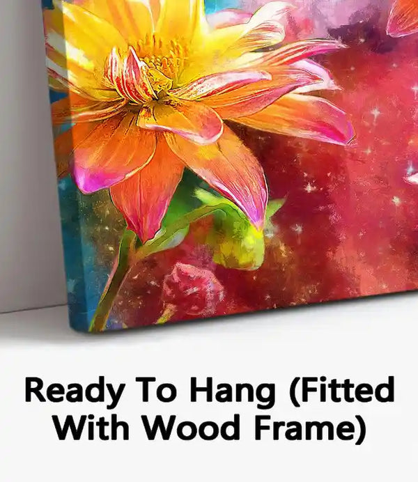 Ready To Hang (Fitted With Wood Frame)