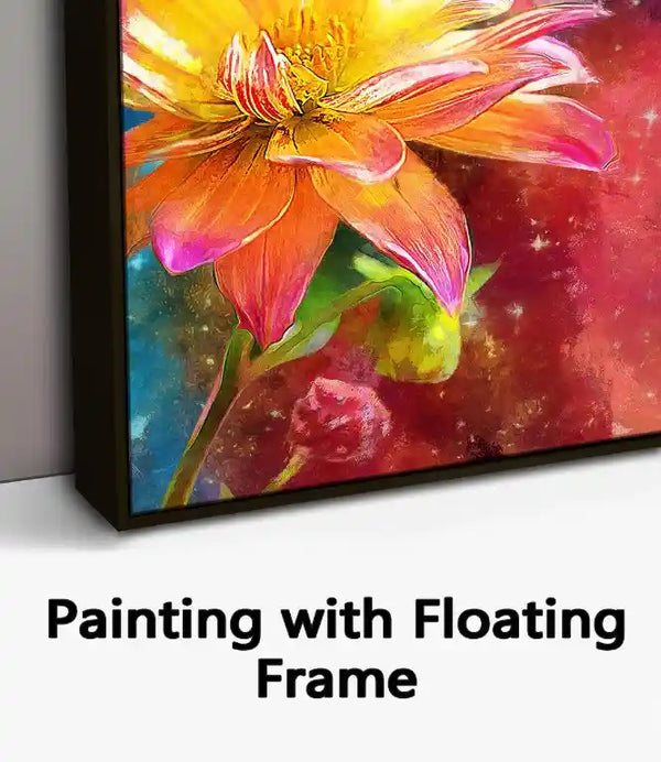 Painting with Floating Frame