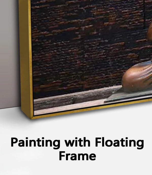 Painting with Floating Frame