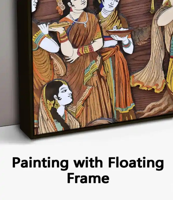 Painting with Floating Frame