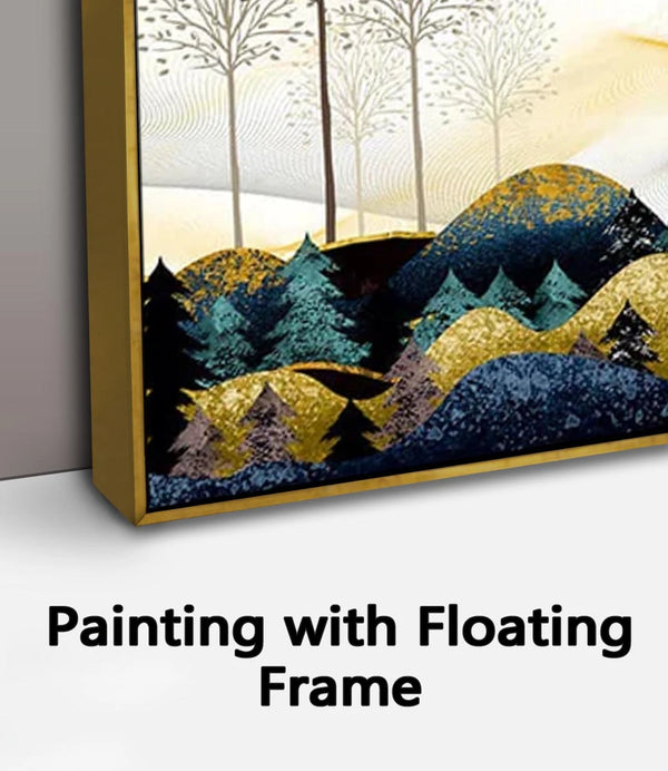 Painting with Floating Frame