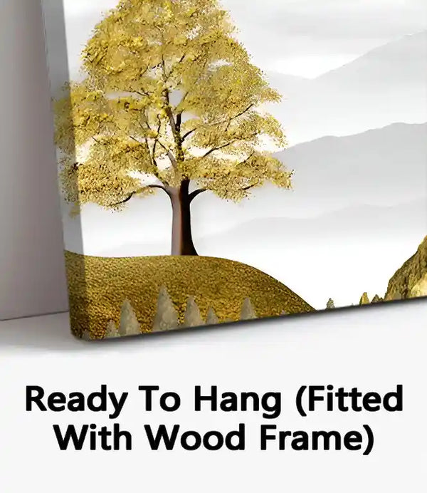 Ready To Hang (Fitted With Wood Frame)