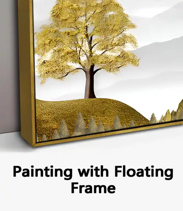 Painting with Floating Frame