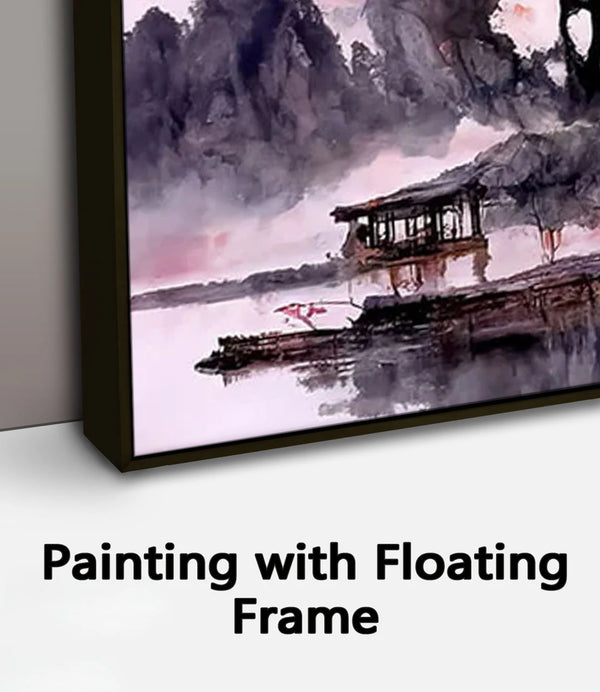 Painting with Floating Frame