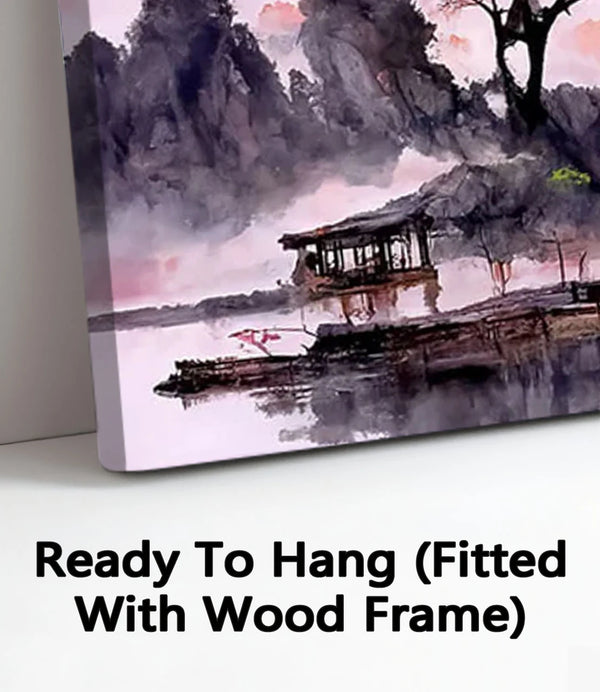 Ready To Hang (Fitted With Wood Frame)