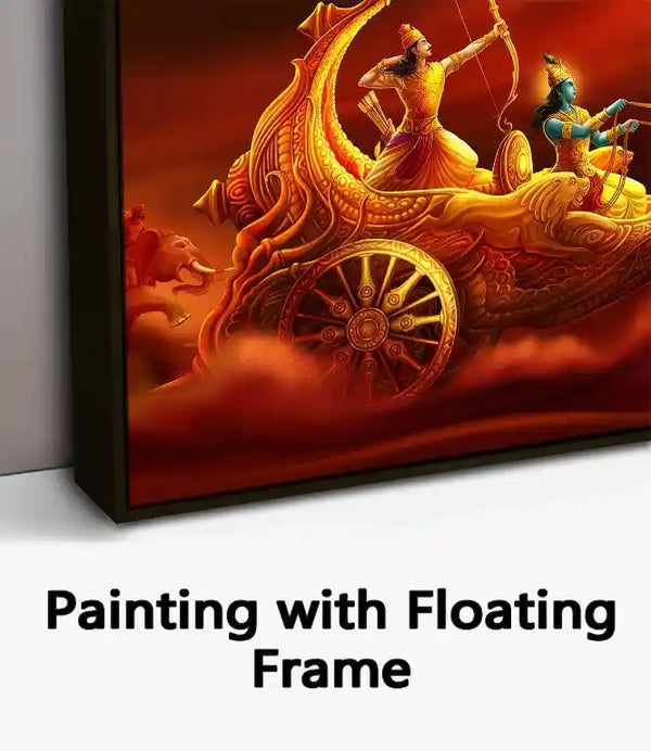 Painting with Floating Frame