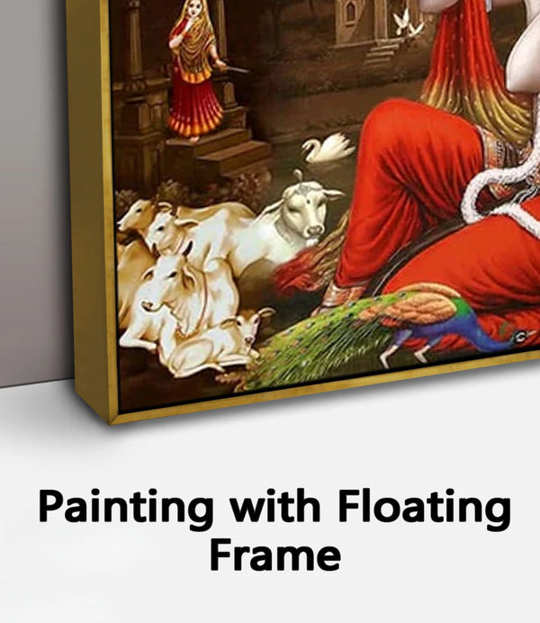 Painting with Floating Frame