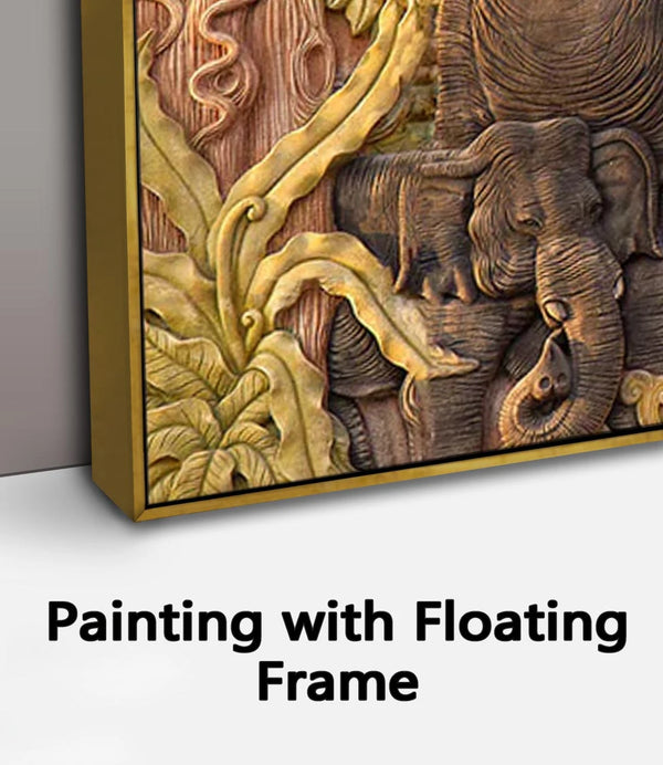 Painting with Floating Frame