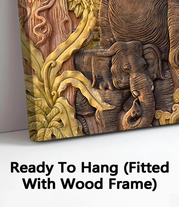 Ready To Hang (Fitted With Wood Frame)