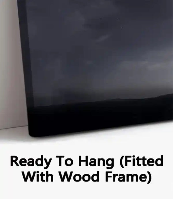 Ready To Hang (Fitted With Wood Frame)
