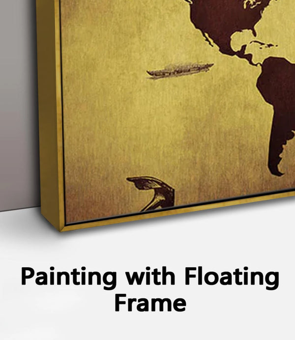 Painting with Floating Frame