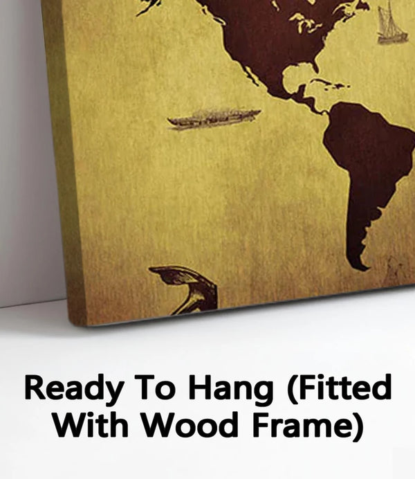 Ready To Hang (Fitted With Wood Frame)