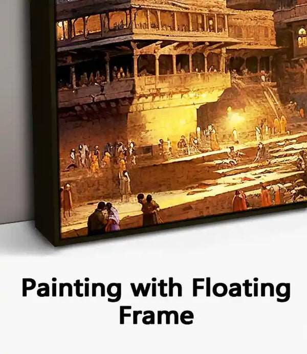Painting with Floating Frame