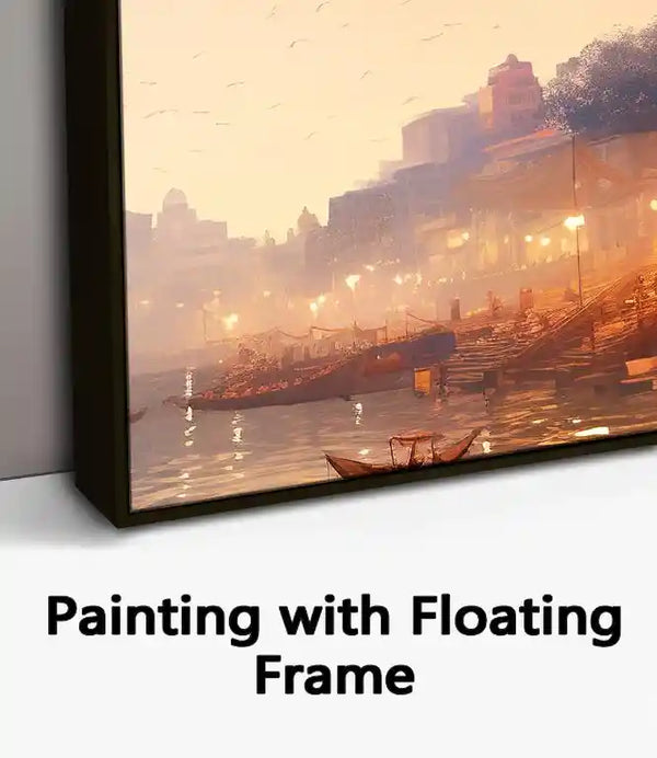 Painting with Floating Frame