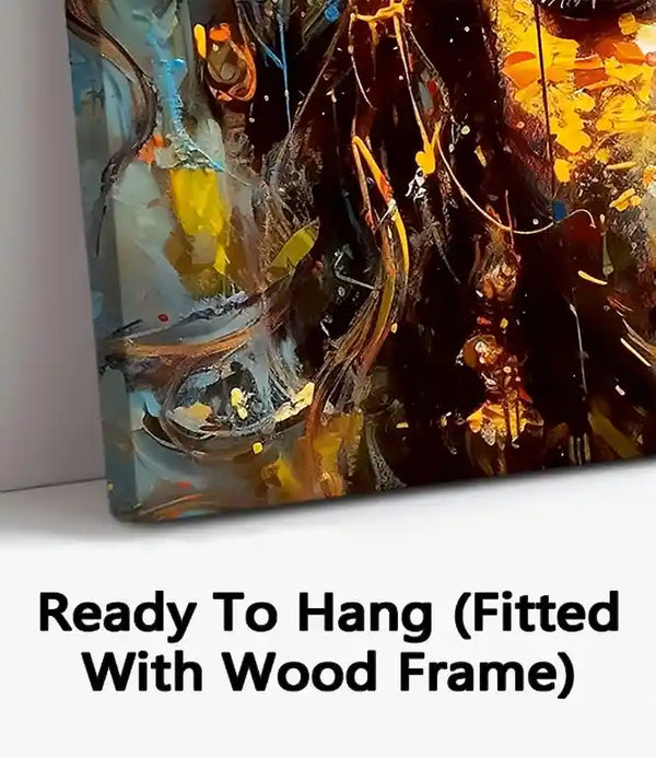 Ready To Hang (Fitted With Wood Frame)