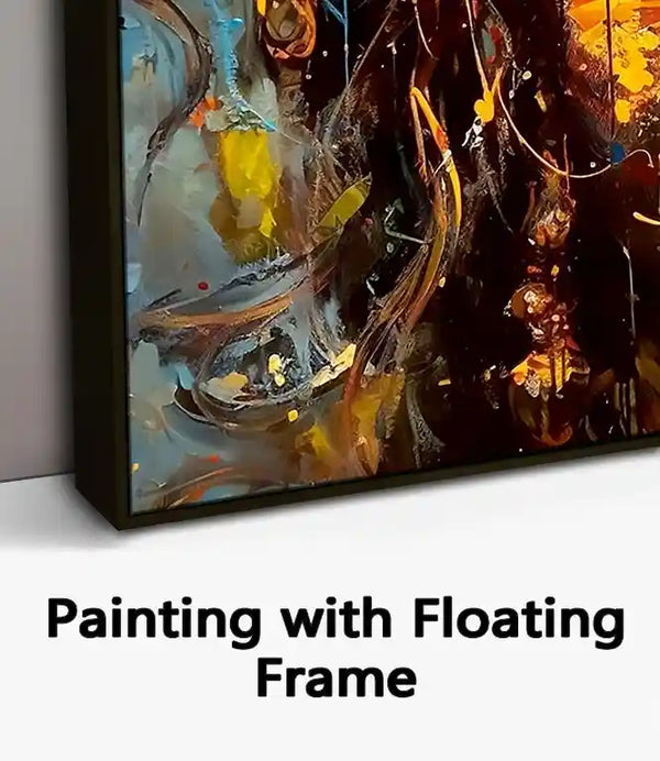 Painting with Floating Frame