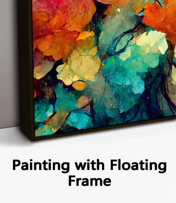 Painting with Floating Frame
