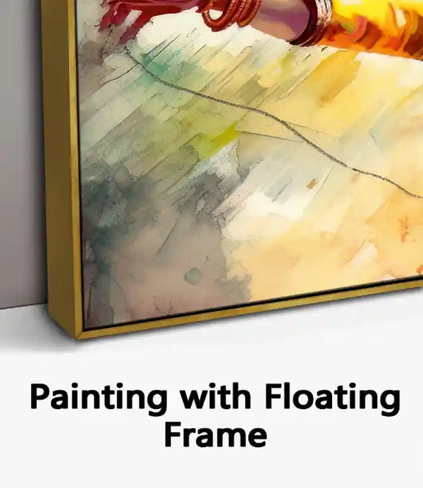 Painting with Floating Frame