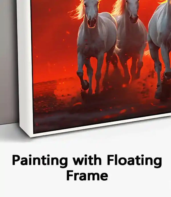 Painting with Floating Frame
