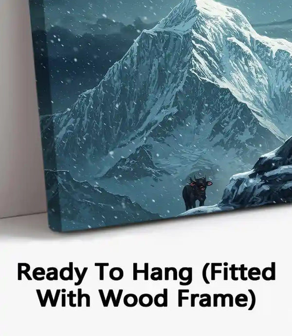 Ready To Hang (Fitted With Wood Frame)