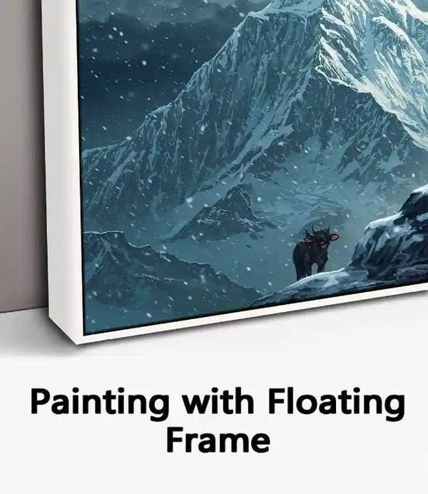 Painting with Floating Frame