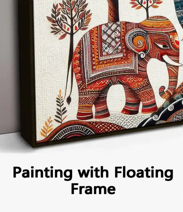 Painting with Floating Frame