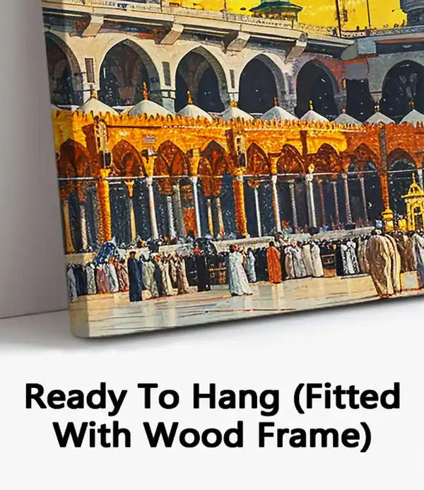 Ready To Hang (Fitted With Wood Frame)