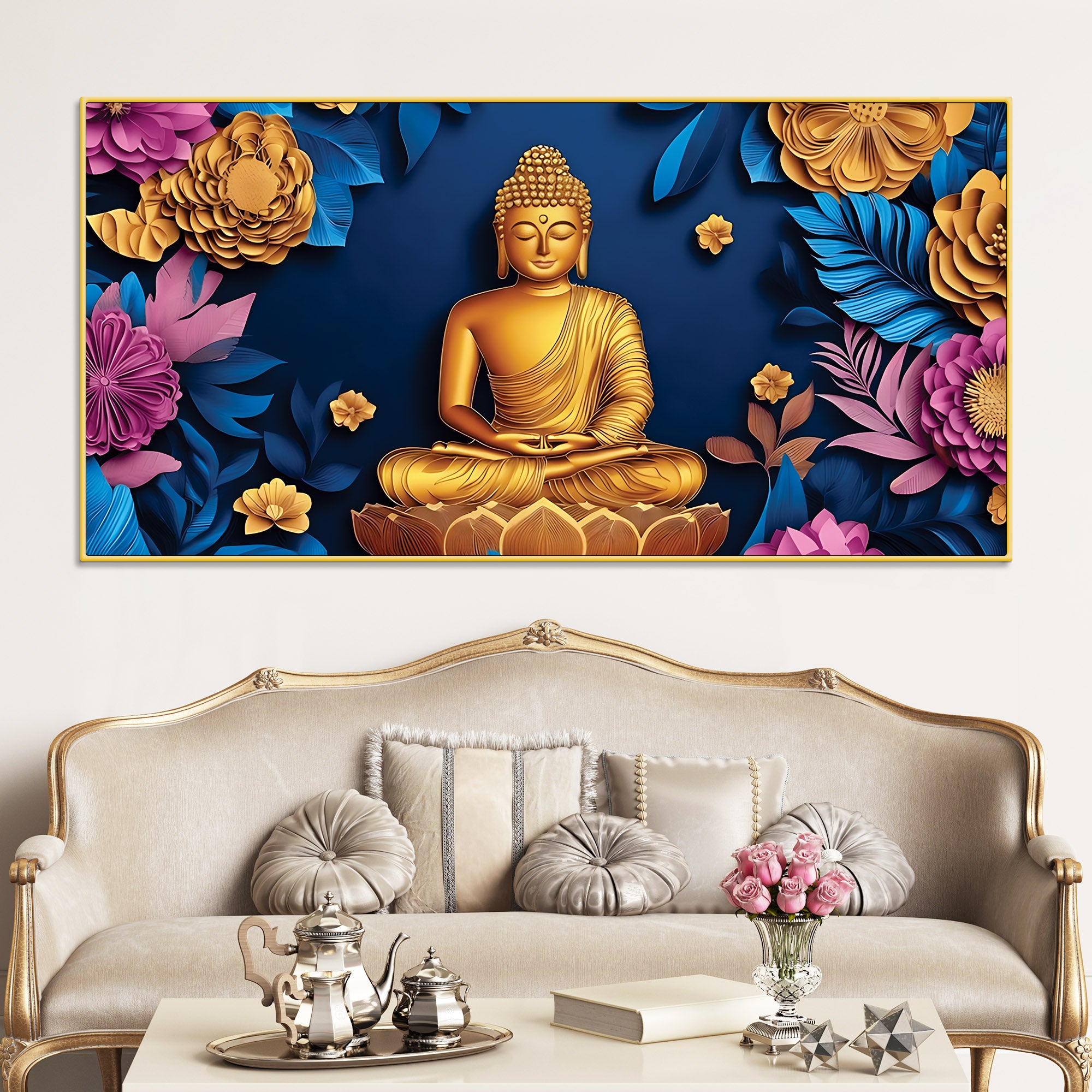 Buddha Calmness Painting for Wall Display