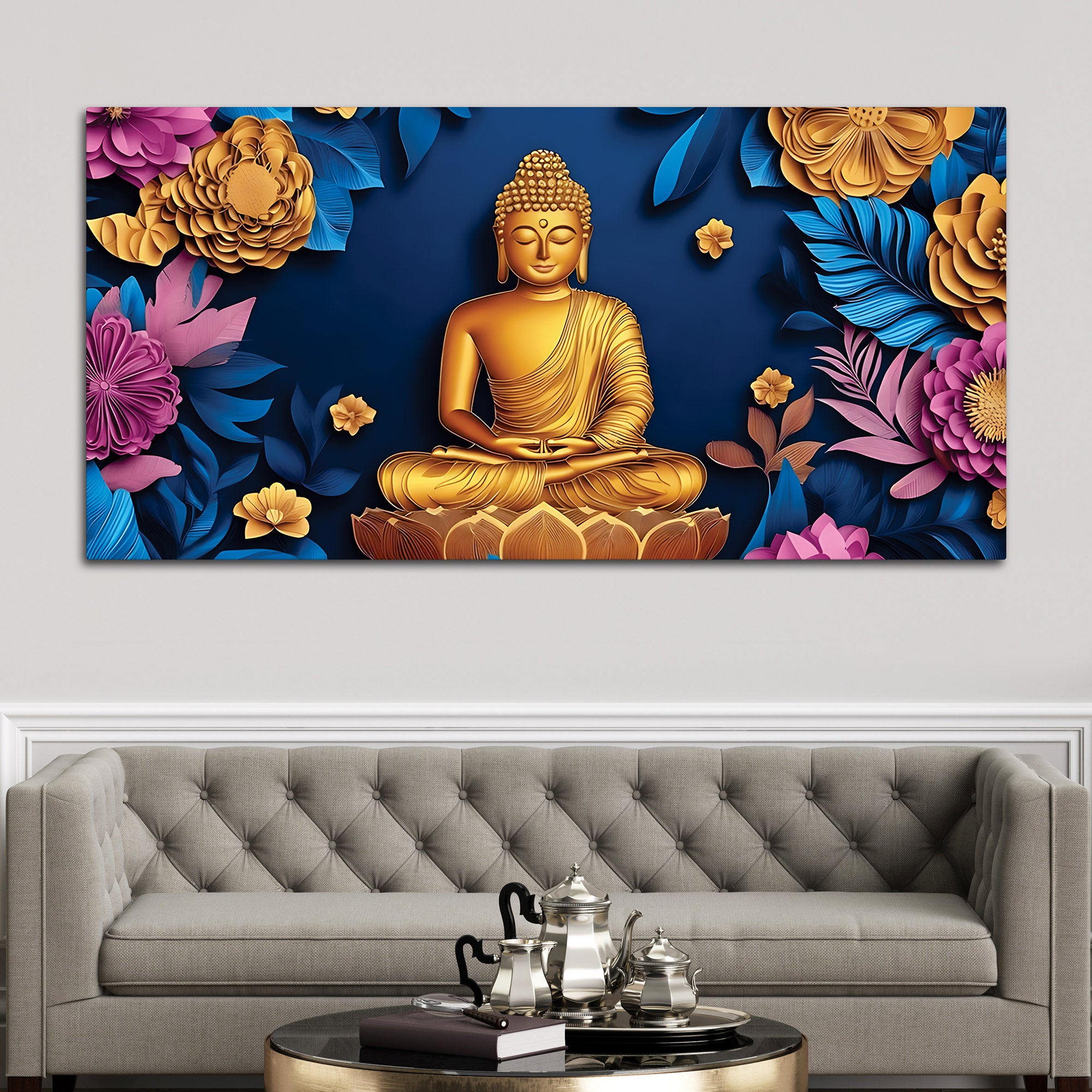 Buddha Calmness Painting for Wall Display