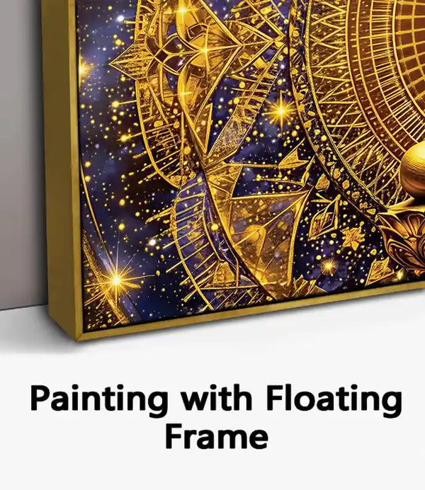 Painting with Floating Frame