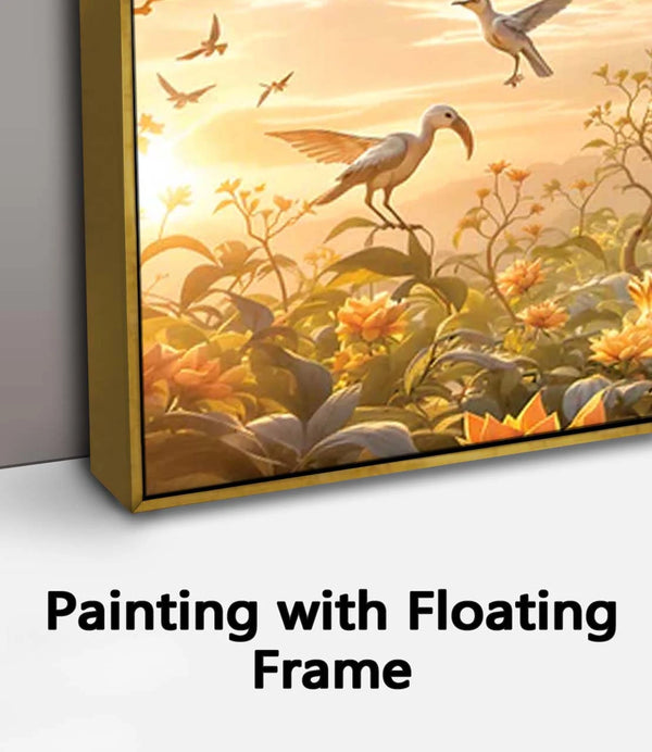 Painting with Floating Frame