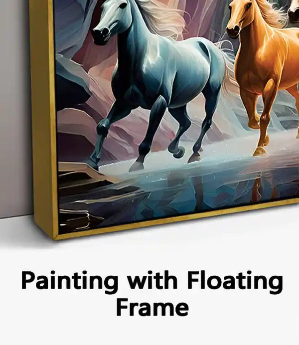 Painting with Floating Frame