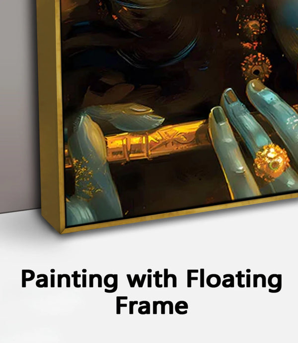 Painting with Floating Frame